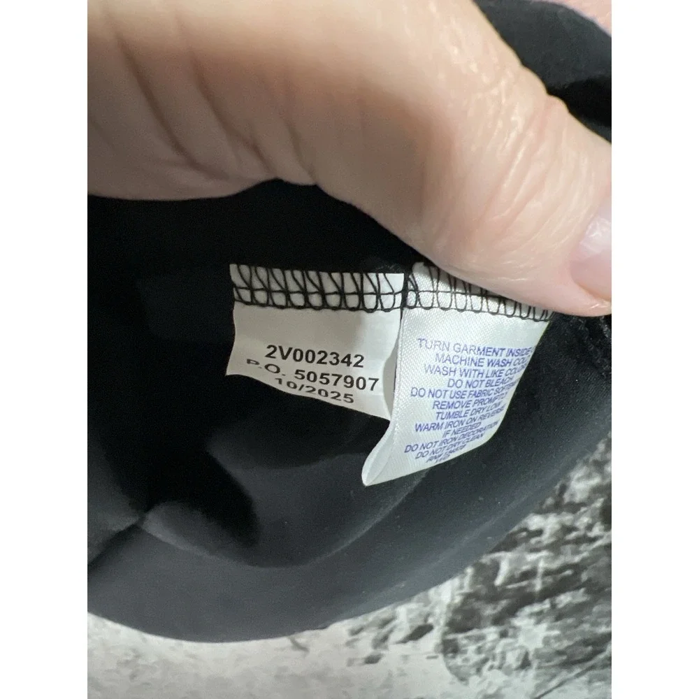 Vineyard Vines Hooded Long Sleeve Tee‎ Small Black Stretch Whale